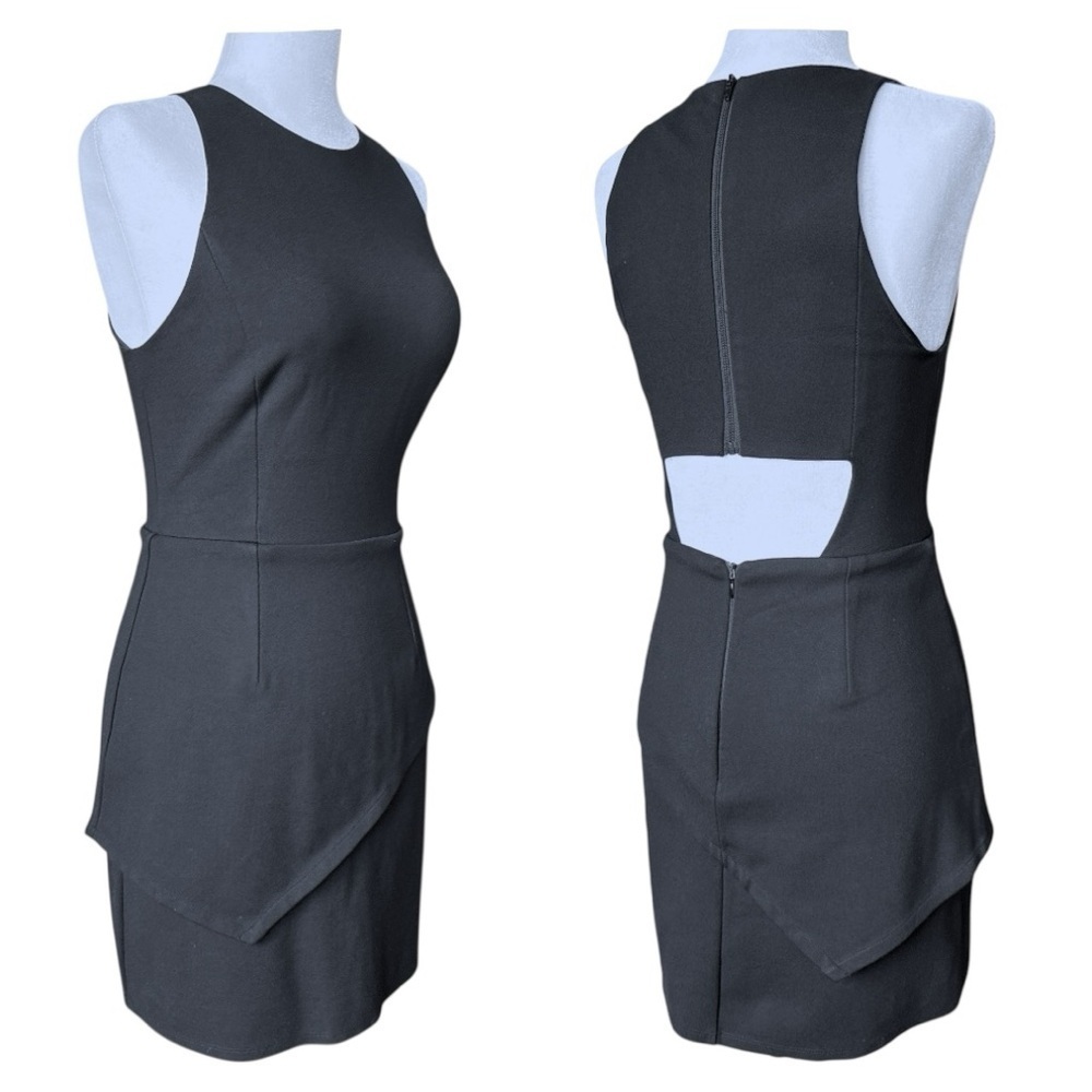 Halston Heritage Cocktail Dress Black Size 0